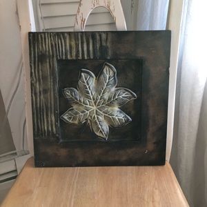 Rustic tin Wall art